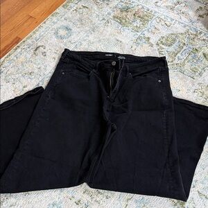 Women’s  Black Jeans wide leg high rise